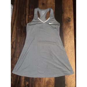 Nike NikeCourt Dri-FIT Tennis Dress – Women’s Small – Gray